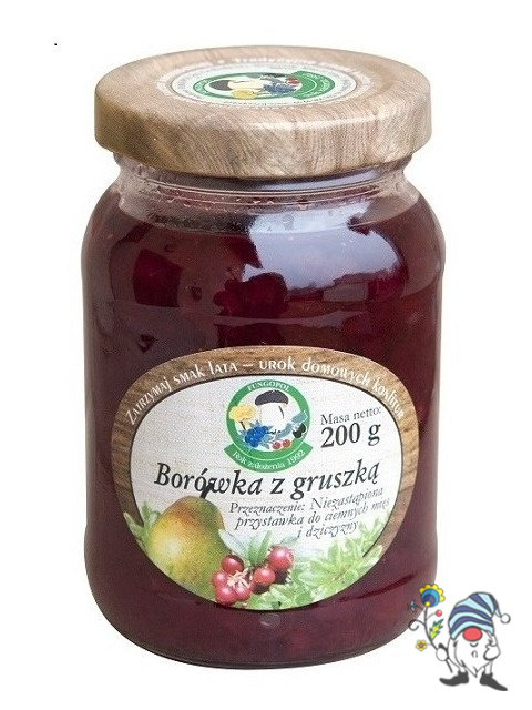 Borówka z gruszką słoik 200 g