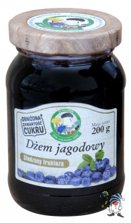 Dżem jagodowy słodzony fruktozą 200 g