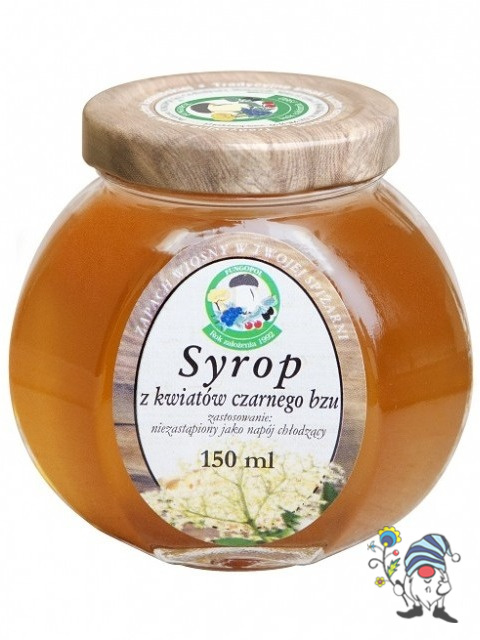 Syrop z kwiatu bzu czarnego słoik 150 ml