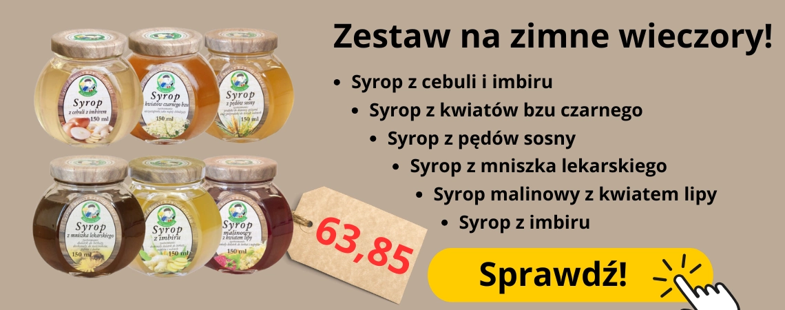 Zestaw syropów na zimne wieczory